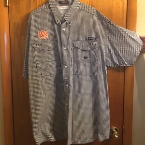 Auburn Columbia PFG XXL Button Down Shirt